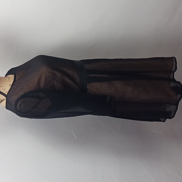 H&M Women's Casual Black Sheer Long Sleeve Dress Size 8 - Picture 4 of 8